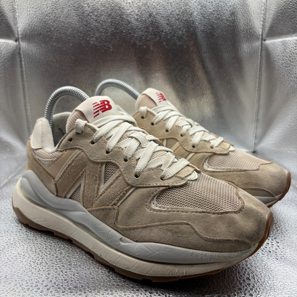 Size 7 New Balance 57/40 Moonbeam Mindful Gray Womens Lace-Up Sneaker Shoes‎
